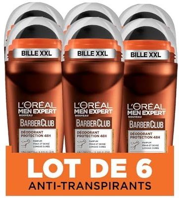 L'Oréal Paris - Barberclub - Deodorant - 50 ml - 6 stuks