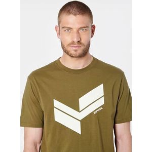 Kaporal Bryzo T-shirt voor heren, Groen, XXL