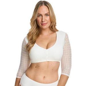 Susa Dirndlblouse 3/4 mouw, 5574, ivoor, 36