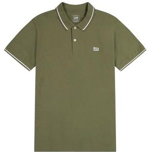 Lee - Pique Korte Mouw Poloshirt - Mercantile Green
