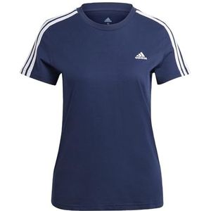 adidas Dames Essentials Slim 3-Stripes T-shirt