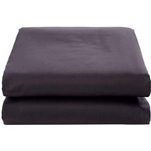 aqua-textil Premium Hoeslaken, 180 x 200 - 200 x 220 cm, sneeuwwit, katoenen laken, elastaan hoeslaken