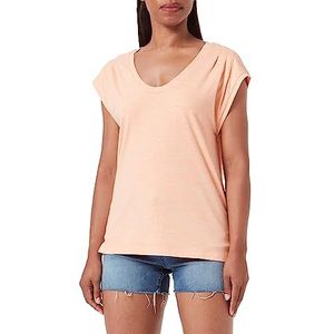 BOSS Vrouwen T-Shirt, Licht/Pastel Orange, L, Light/Pastel Oranje, L