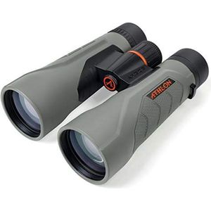 Athlon Optics 12x50 Argos G2 HD grijze verrekijker met oogontlasting voor volwassenen en kinderen, krachtige verrekijker voor jacht, vogels kijken en meer