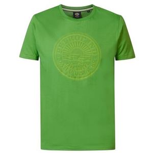 PETROL INDUSTRIES Heren T-shirt SS M-1040-TSR708; Kleur: Grass; Maat: L, gras, L