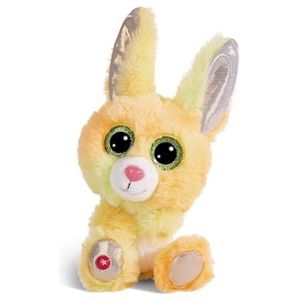 Zachte knuffel GLUBSCHIS konijn Mirabelle 15cm geel - Zacht speelgoed gemaakt van pluche, schattig pluchen knuffeldier om mee te knuffelen en te spelen, voor kinderen en volwassenen