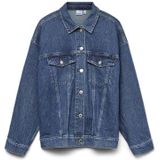 VERO MODA Dames Vmtessa Ls Oversize Denim Jacket Ga Noos, blauw (medium blue denim), XL