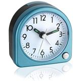 TFA Dostmann 60.1020.06 - Wekker - Analoog - Quartz - Alarm - Snooze - Achtergrondverlichting - Blauw