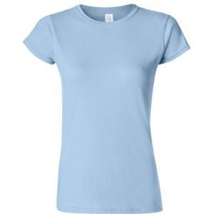 GILDAN Dames T-shirt (Pack van 2), Lichtblauw, XL