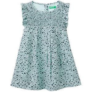 United Colors of Benetton Jurk voor meisjes en meisjes, Meerkleurig., 110 cm