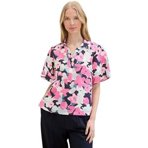 TOM TAILOR Damesblouse, 35290 - roze kleurrijk bloemendesign, 32