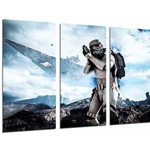 Star Wars - leger Darth Vader - Battle soldaten schip - Totale grootte 97 x 62 cm XXL Poster