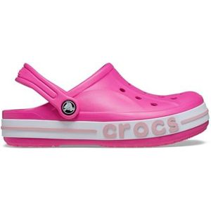Crocs Unisex Kid's Bayaband Klomp T, Elektrisch roze bloemblaadje roze, 10 UK
