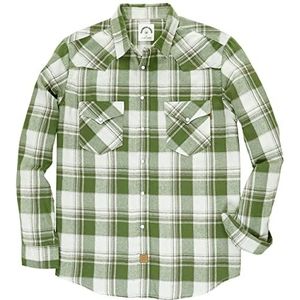 Dubinik® flanellen overhemden voor heren Flanellen overhemden Heren geruite westerse denim vintage katoenen overhemden