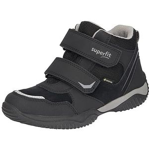 Superfit STORM licht gevoerde Gore-Tex sneakers voor jongens, Zwart lichtgrijs 0030, 32 EU Schmal