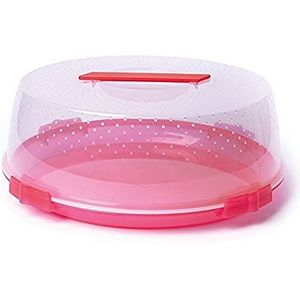 Excelsa Plastic Taartdoos, 32 cm Rood