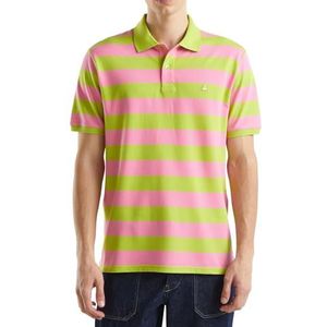United Colors of Benetton Poloshirt voor heren, Roze, M