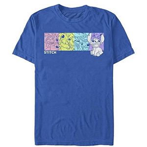 Disney Lilo & Stitch - Stitch Box Unisex Crew neck T-Shirt Bright blue L