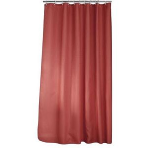 Douceur d'intérieur - Douchegordijn - Terracotta - 180 x 200 cm - Jacquard