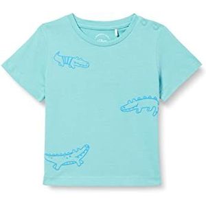 s.Oliver T-shirt met korte mouwen, uniseks, babyshirt met korte mouwen, Blauw groen, 86