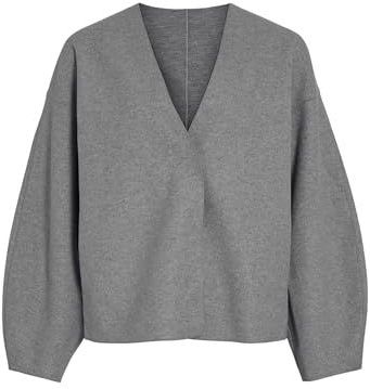 Vijuice Loose L/S Jacket - Noos, Medium grijs (grey melange), numeric_38
