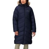 Marmot Dames Wm's Montreaux Coat, Lichte donsjas, 700s Fill-Power, warme parka, stijlvolle winterjas, waterafstotend, winddicht, Midnight Navy, XS