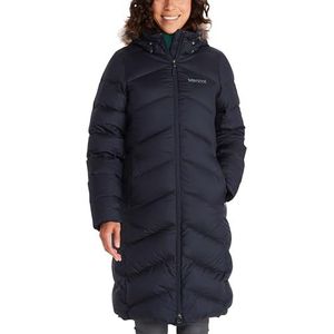 Marmot Dames Wm's Montreaux Coat, Lichte donsjas, 700s Fill-Power, warme parka, stijlvolle winterjas, waterafstotend, winddicht, Midnight Navy, XL