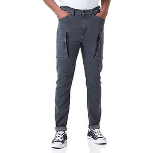 G-STAR RAW G-Star Denim broek voor heren, chino biker pant cargo jeans, grijs, 32W / 34L, grijs, 32