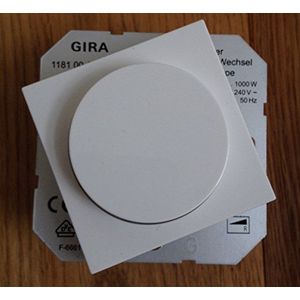 Gira 118100 Dimmer drukwissel gloeilamp 100-1000W gebruik