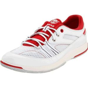 Timberland FORMENTOR VENT P2I 97162 Sportschoenen voor heren, zeilen, Wit wit rood 0, 46 EU