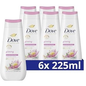 Dove Advanced Care Glowing Verzorgende Douchegel, transformeert zelfs de meest droge huid - 6 x 225 ml - Voordeelverpakking