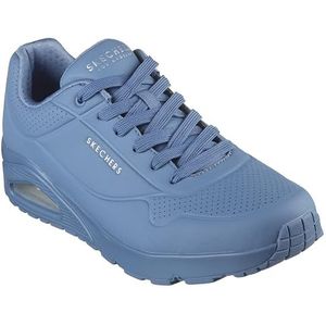 Skechers Uno Stand On Air heren Trainers Laag-top, Denim Durabuck Mesh, 40 EU