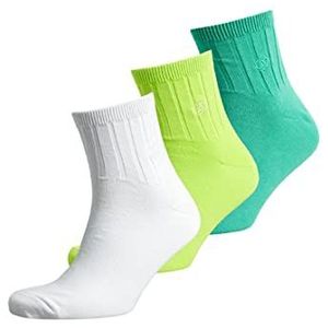 Superdry Sweatshirt sokken voor dames, Optic/Apple/Lime, M-L