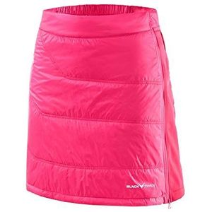 Black Crevice Skirok voor Dames - Modieuze Thermische Isolatierok in Verschillende Kleuren en Maten, Met Isolerende Wattering, Wintersportrok Met Elastische Tailleband