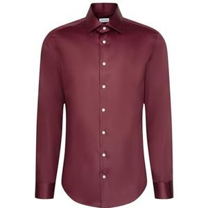 Seidensticker - 845070 - Chemise d'affaires - Rood - Coupe Ajustée
