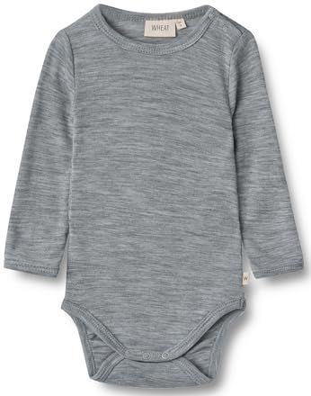 Wheat - Lucca - Merino Wol Body - Lange Mouwen - Unisex - Oeko-Tex