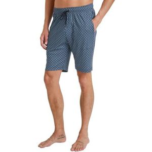 Calida RMX Sleep Bermuda's voor heren, met zijzakken, van 100% katoen, Dark Sapphire, 52/54 NL