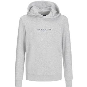 JACK & JONES Junior Jorbillyburg Sweat Hood FST Jnr, wit (bright white), 176