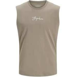 Jack & Jones Jorscript Tee Sl Crew Neck SMU, zilver, XS