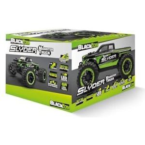 Remote Control Car BlackZon Slyder MT Eletric Monster Truck 4WD Green (540100)