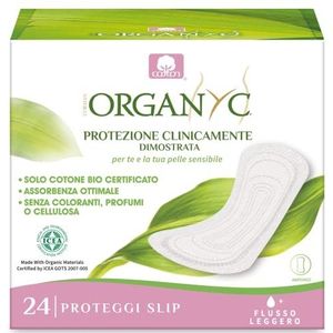 Organ(y) c, inlegkruisjes van 100% biologisch katoen, 1 verpakking van 10 stuks