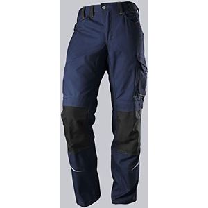 BP 1803-720-110 Workwear Unisex werkbroek, katoen en polyester, nachtblauw/antraciet, maat 46s