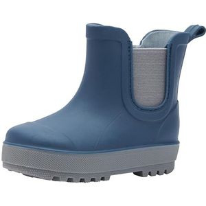 Playshoes Regenlaarzen, uniseks regenlaarzen voor kinderen, Blauw Grijs, 28 EU