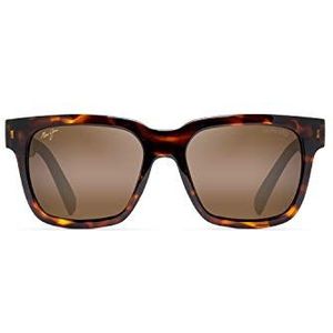 Maui Jim Mongoose-zonnebril voor dames, Tortoise Gloss W/Man Utd/Hcl Brons gepolariseerd, Medium