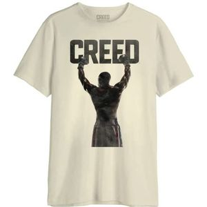 cotton division Creed""The Winner"" MECREEDTS003 T-shirt voor heren, natuur, maat S, Natuurlijk, S