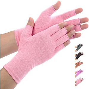 Duerer Anti-artritis handschoenen (1 paar), compressiehandschoenen voor mensen met reuma of en osteoartritis. De handschoenen bieden verlichting van de symptomen bij artritische gewrichtspijn