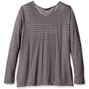 edc by ESPRIT Dames shirt met lange mouwen, grijs (gunmetal), XXL