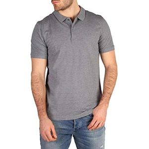 Calvin Klein Pete Fitted Poloshirt voor heren, grijs (Grey Melange 023), S