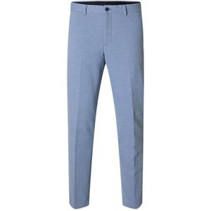SELECTED HOMME Heren Slhslimaitor Jersey Struc TRS Flex Noos, lichtblauw, 48