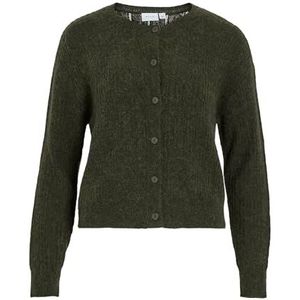 Vipretty O-hals pointelle cardigan, Deep Depths., XXL